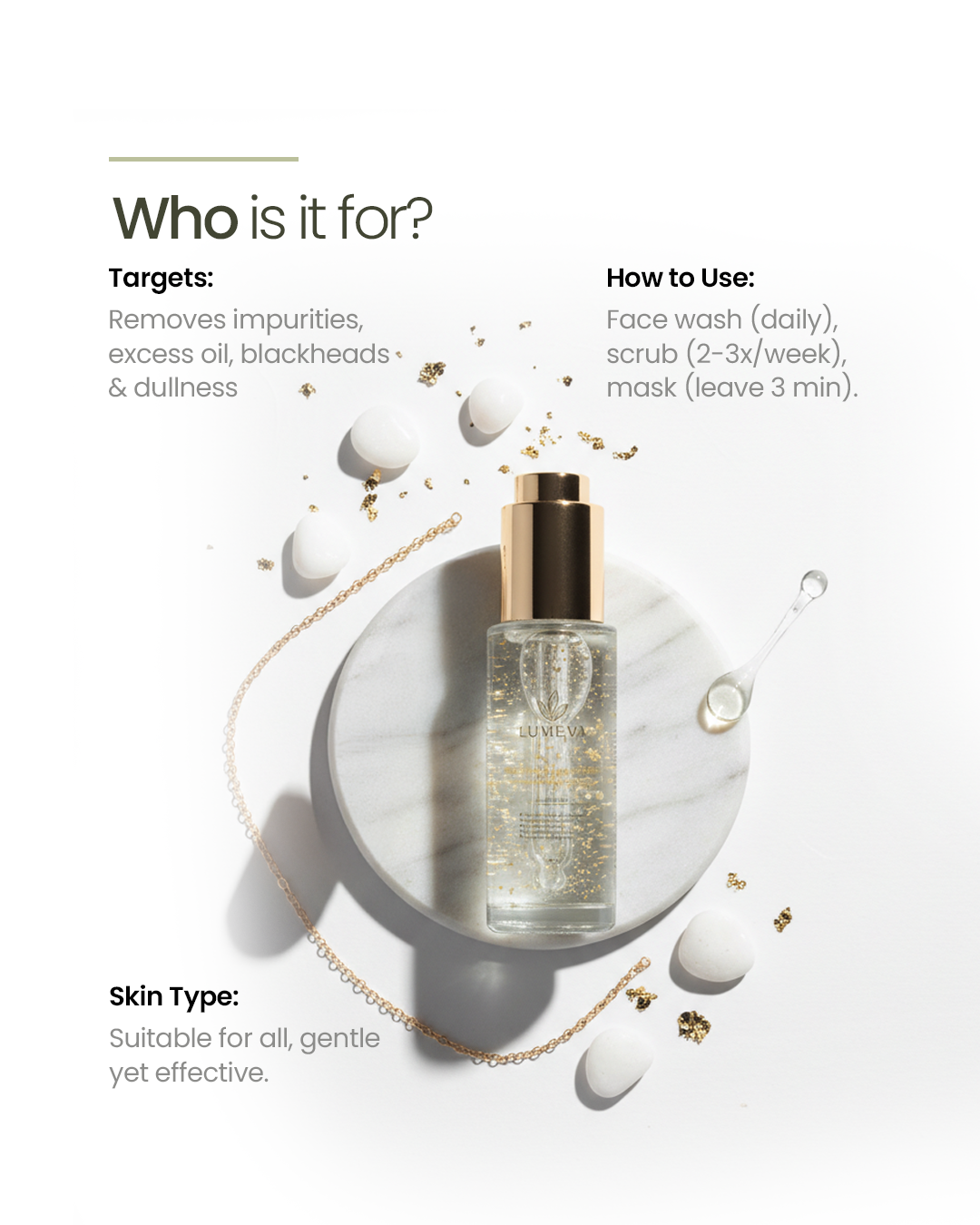 Opulent Gold Face serum